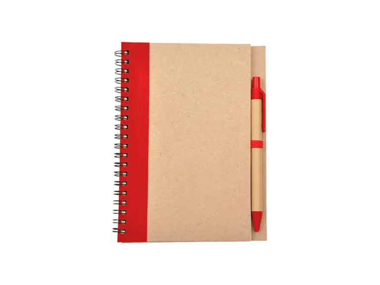 Libreta biodegradable con pluma. Artículos Promocionales Ecológicos