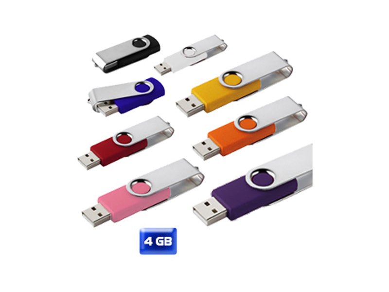 Memoria USB Giratoria London 4 GB.