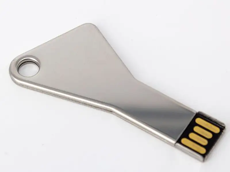 USB Llave triangular. Memorias Flash USB personalizadas Publicitarias