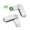 Descubre la elegancia y funcionalidad de la USB Metálica Giratoria con capacidad de 4GB. Su diseño compacto de metal en color plata la convierte en la opción perfecta para almacenar y transportar tus datos de manera segura.