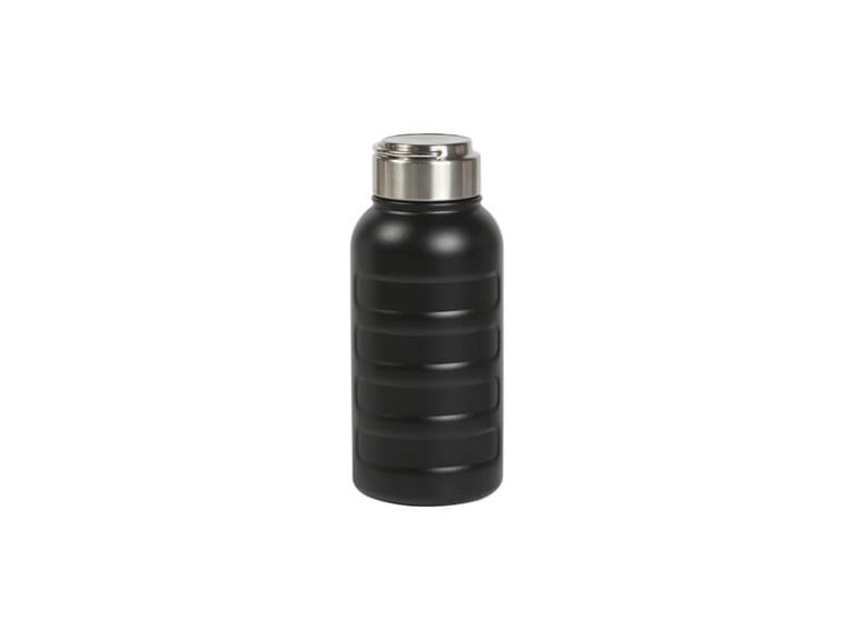 Termo Crosia de acero inoxidable doble pared con tapa de seguridad y manija de acero, capacidad de 750 ml