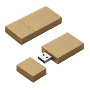 Memorias Usb De Carton Reciclado con tapa magnética para branding ecológico Dot Factory