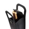 Estuche para vinos Molori de curpiel negro con broche metálico imantado y asa de transporte para botellas premium Dot Factory