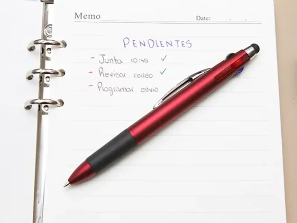 Bolígrafo Lumio 4 en 1 - Plástico ABS con Terminado Metálico - Dot Factory