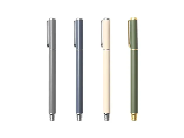 Bolígrafo Laxa Publicitario de Metal - Verde Militar, Beige, Gris, Azul Acero - Dot Factory