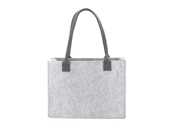 Bolso Kolda De Fieltro - Diseño Cuadrado, Doble Asa - 43x28x14 cm - Dot Factory