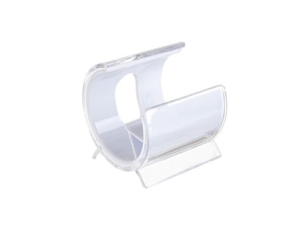 Soporte Snow para smartphone de plástico compacto personalizado para branding en escritorio Dot Factory