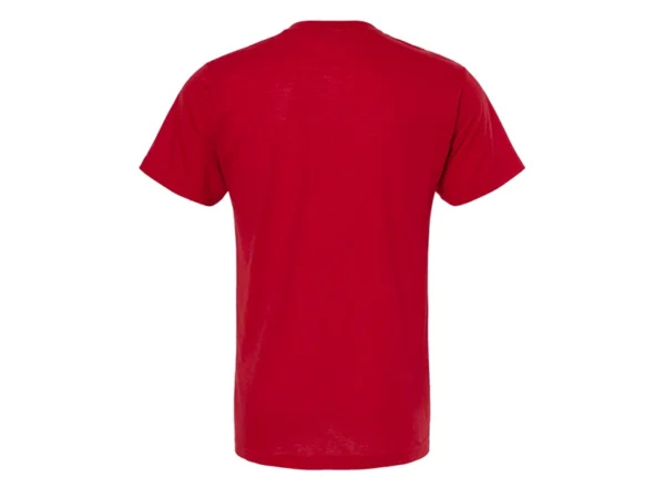 Playera de manga corta con cuello en V de algodón premium de 150 gr para uniformes y regalos corporativos.