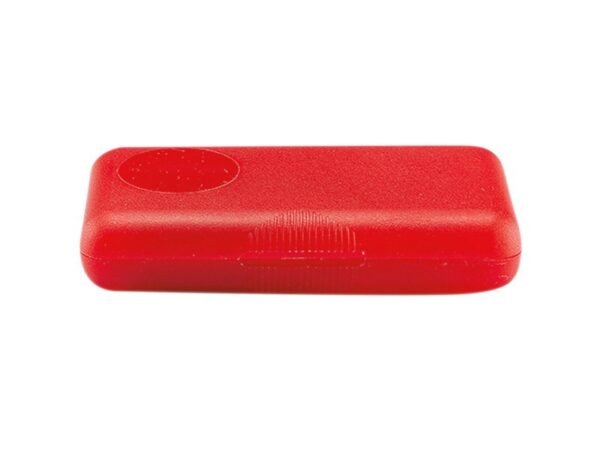 Set de manicure Funky de plástico con 4 accesorios esenciales en estuche compacto para cuidado personal Dot Factory