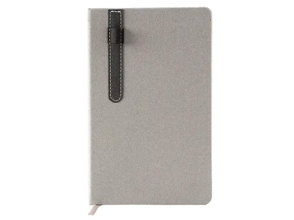 Libreta Cartago en curpiel termoplástico, vista frontal, libreta corporativa personalizada con logotipo