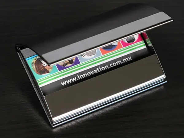 Porta Tarjetas Sneem de Curpiel Negro | Organizador Compacto - Dot Factory