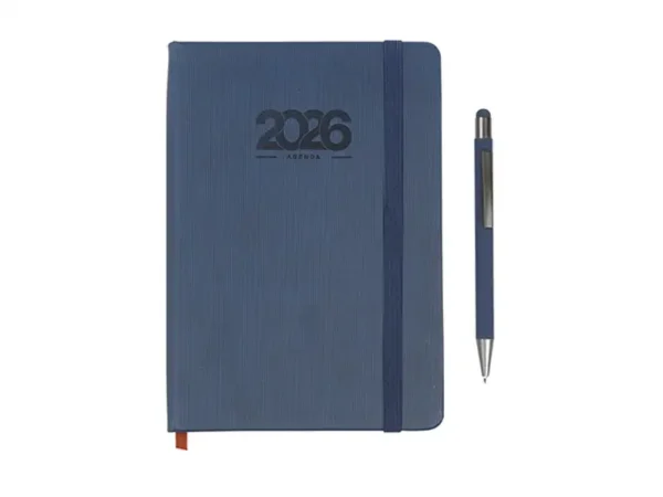 Agenda Diaria Giordano 2026 - Set con Pluma y Caja de Regalo - Dot Factory
