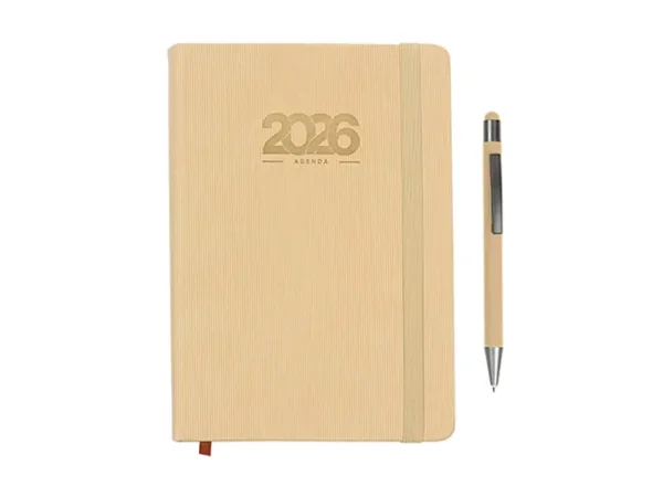 Agenda Diaria Giordano 2026 - Set con Pluma y Caja de Regalo - Dot Factory