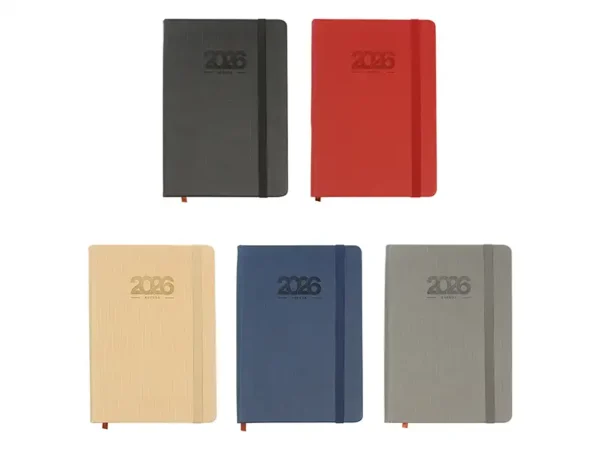 Agenda Diaria Giordano 2026 - Set con Pluma y Caja de Regalo - Dot Factory