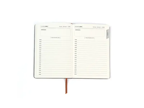 Agenda Diaria Giordano 2026 - Set con Pluma y Caja de Regalo - Dot Factory