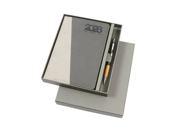 Agenda Diaria Cameri 2026 Set con Pluma y Caja de Regalo - Dot Factory