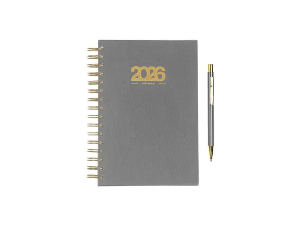 Agenda Diaria Bernetti 2026 - Set Completo con Detalles en Dorado - Dot Factory