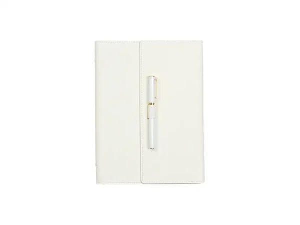 Libreta Artashat de Cuero Sintético B5 con Bolígrafo Metálico - Dot Factory