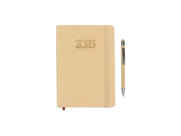 Agenda Semanal Batok 2026 - Set completo con pluma y caja de regalo - Dot Factory