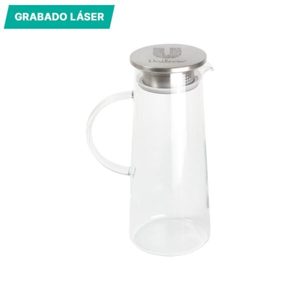Jarra Kiruna de Vidrio Borosilicato 1,800 ml - Diseño Transparente - Dot Factory