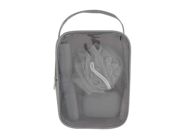 Kit de baño Ceiba con esponja, estuche para jabón y cepillo de dientes para incentivos empresariales