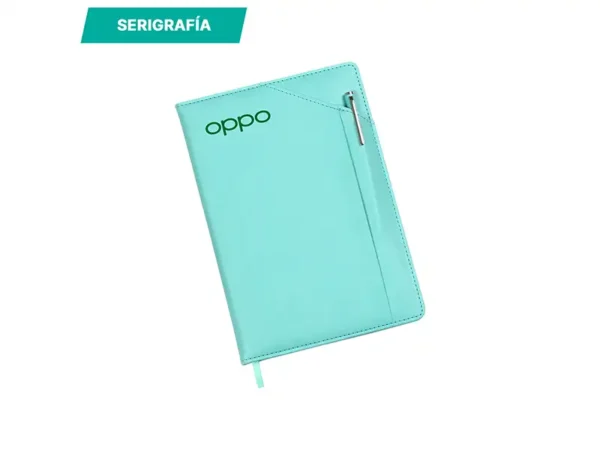 Libreta Bidiya en PU con Bolígrafo | 96 hojas - Dot Factory México - Dot Factory