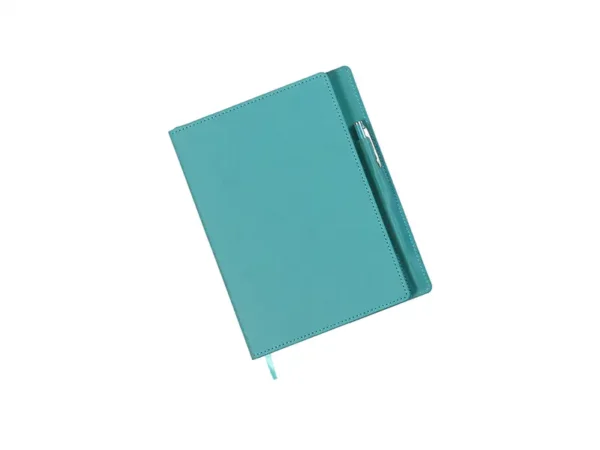 Libreta Duqm con Bolígrafo - Set de Curpiel Brillante - 96 Hojas - Dot Factory