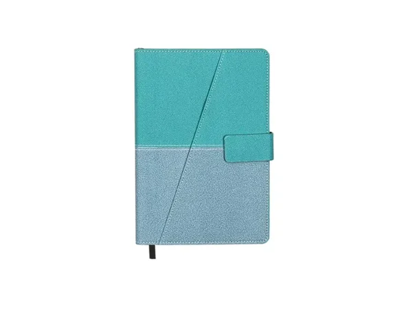 Libreta Haima bi-tono en curpiel tamaño A5 con imán de cierre - Dot Factory