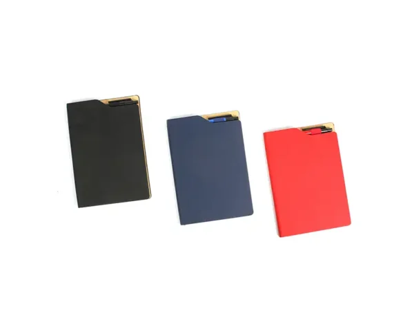 Libreta Raysut - Libreta con bolígrafo en PU tamaño A5 - Dot Factory