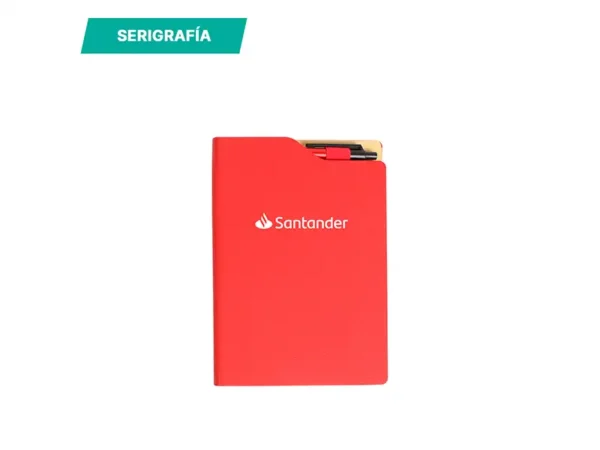 Libreta Raysut - Libreta con bolígrafo en PU tamaño A5 - Dot Factory