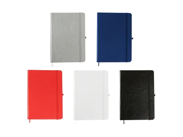 Libreta Sasso en cuero sintético reciclado - Tamaño A5 - Dot Factory