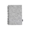 Libreta Bellaria A5 con Espiral y 80 Hojas - Gris - Dot Factory