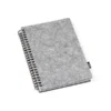 Libreta Bellaria A5 con Espiral y 80 Hojas - Gris - Dot Factory