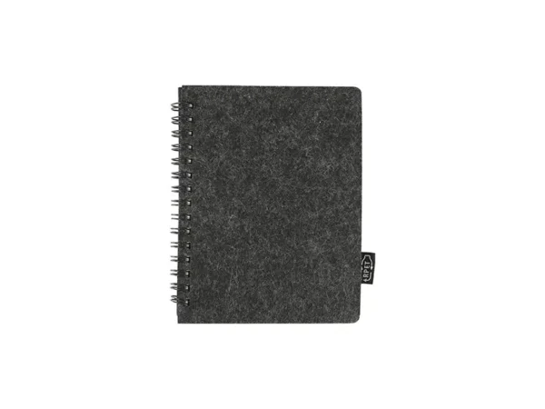 Libreta Bugibba ecológica de fieltro RPET - 80 hojas rayadas - Dot Factory