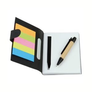 Mini libreta ecológica con notas adhesivas