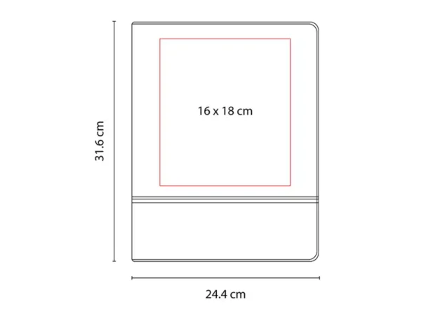 Carpeta Lisboa Profesional en Curpiel Negro - Ideal para Real Estate y Finanzas - Dot Factory