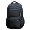 Backpack Hogan negra impermeable de poliéster con compartimento para laptop y tres bolsos frontales para sector TI