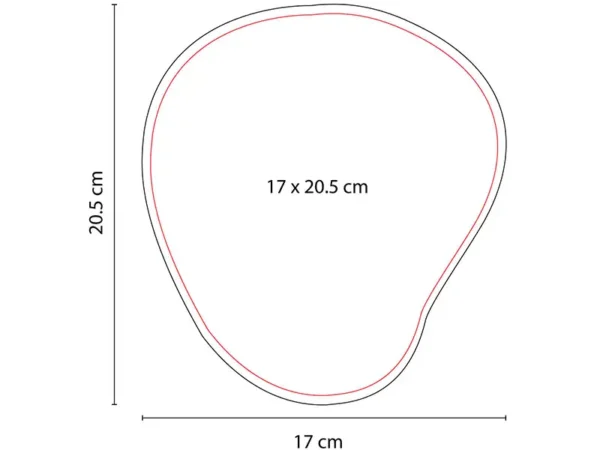 Mouse Pad Bean ergonómico de poliuretano con base antiderrapante para regalos corporativos estratégicos Dot Factory