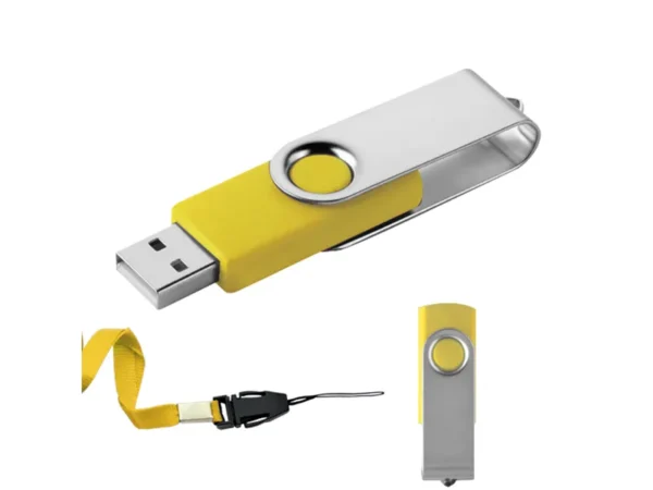 Memoria Usb Giratoria London 4 Gb de metal y plástico para regalos empresariales Dot Factory