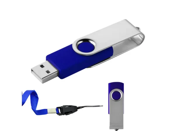 Memoria Usb Giratoria London 4 Gb de metal y plástico para regalos empresariales Dot Factory