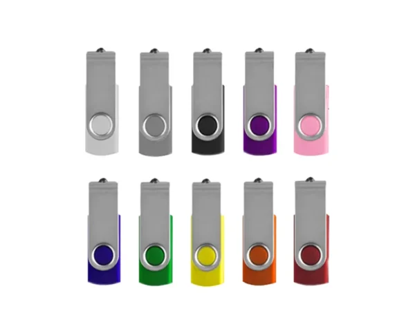 Memoria Usb Giratoria London 4 Gb de metal y plástico para regalos empresariales Dot Factory