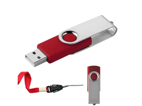 Memoria Usb Giratoria London 4 Gb de metal y plástico para regalos empresariales Dot Factory