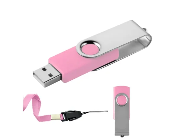 Memoria Usb Giratoria London 4 Gb de metal y plástico para regalos empresariales Dot Factory
