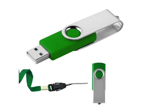 Memoria Usb Giratoria London 4 Gb de metal y plástico para regalos empresariales Dot Factory