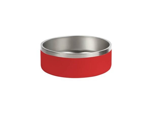 Tazon Gemini veterinario de acero inoxidable color azul con base de goma negra