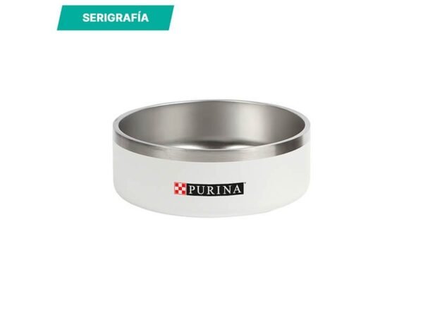 Tazon Gemini promocional para catering con logo. Muestra de impresión