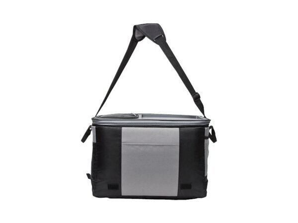 HIELERA CADENCE de poliéster con interior plastificado impermeable y ventana de acceso rápido en la tapa.