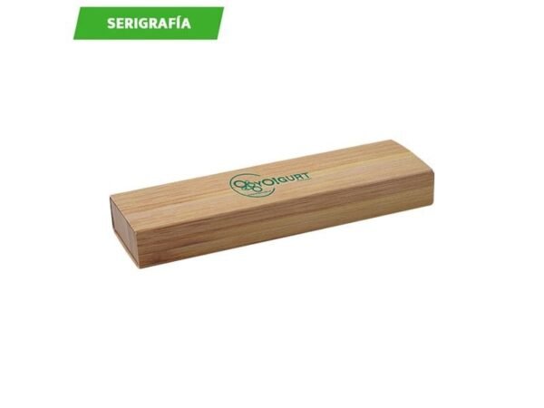 Set de bolígrafo y lapicero de fibra de bambú y trigo para kits de bienvenida empresarial