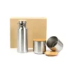 Set Ludvika de Acero Inoxidable Reciclado - Botella y 2 Tazas | Dot Factory México - Dot Factory