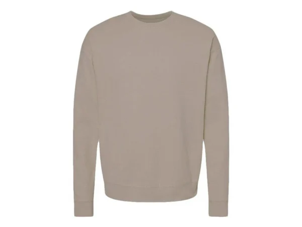 Sudadera unisex de felpa cuello redondo de 254 gr, mezcla algodón-poliéster con puños y pretina de licra para empresas.